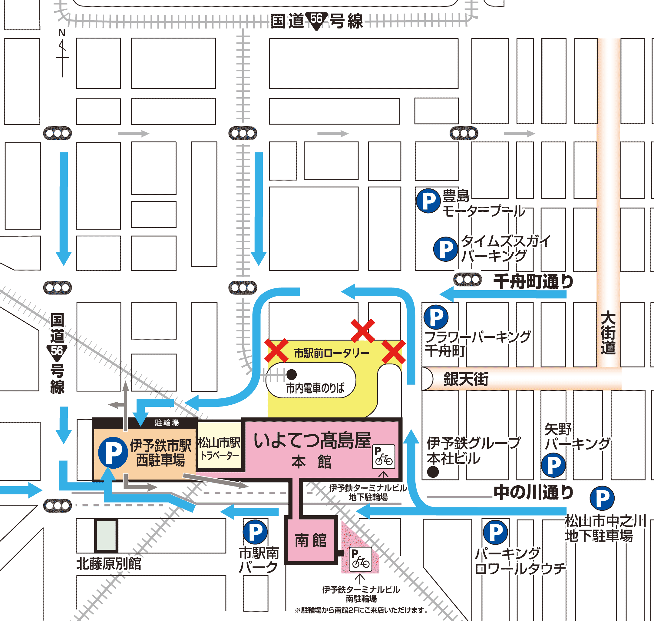 周辺駐車場マップ
